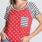 Heimish Full Size Star & Striped Round Neck Short Sleeve T-Shirt Plus Size T-Shirts