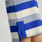 Umgee French Terry Side Slit Striped Mini Dress Mini Dresses