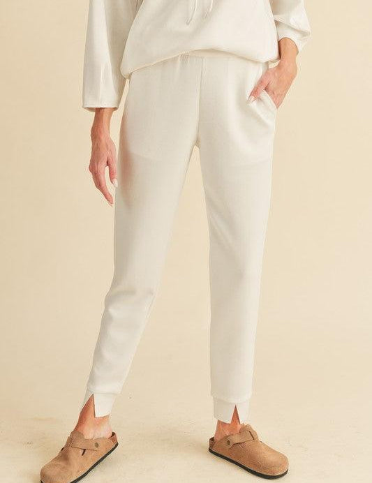 Aemi + Co Elastic Waist Joggers with Pockets | Joggers Daverri Fashions