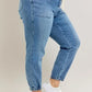 Judy Blue Full Size High Waist Denim Jogger - DAVERRI FASHIONS