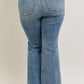 Judy Blue Full Size High-Waist Flare Denim Jeans with Front Seam Detail Plus Size Jeans