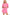 Zenana Scuba Short Sleeve Top & Shorts Set CANDY PINK