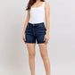 Judy Blue High Waist Back Flap Pocket Denim Shorts MD L