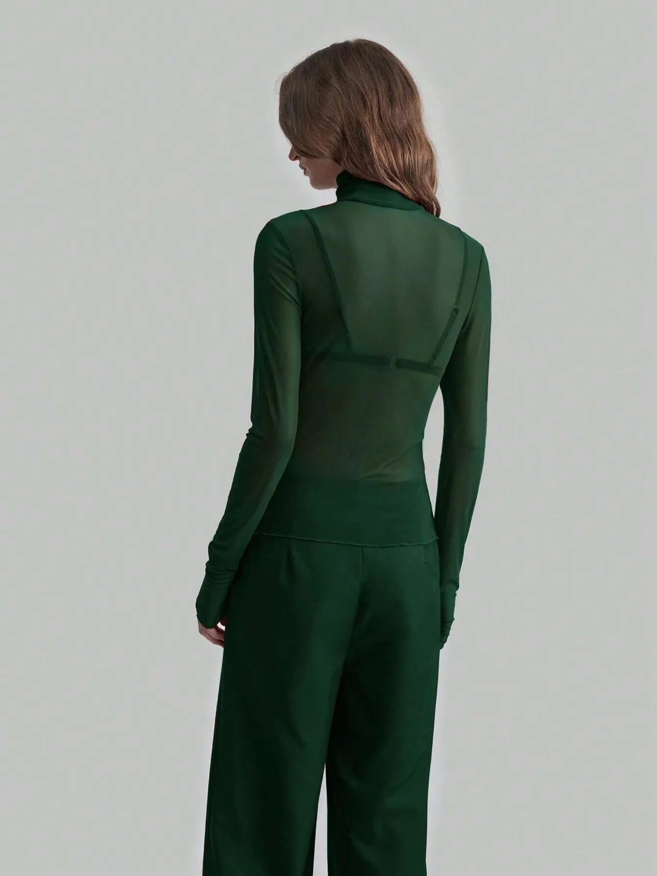 Turtleneck Long Sleeve Top | Tops Daverri Fashions
