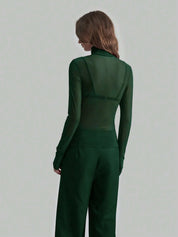 Turtleneck Long Sleeve Top | Tops Daverri Fashions