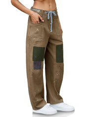 Washed Wide Leg Barrel Jeans | Jeans Daverri Fashions