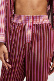 Striped Wide Leg Pants | Pants Daverri Fashions