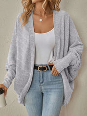 Cozy Oversized Open Front Knit Cardigan | Cardigans Daverri Fashions