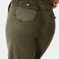 High Waist Jeans with Pockets - DAVERRI FASHIONS
