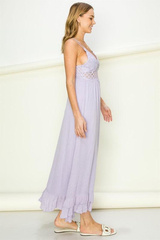 In Love Bustier Lace Maxi Dress Maxi Dresses