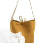Fame Bucket Pouch Faux Suede Tote Bag - DAVERRI FASHIONS