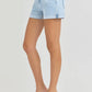 RISEN Full Size High Rise Belted Roll Up Shorts Plus Size Shorts