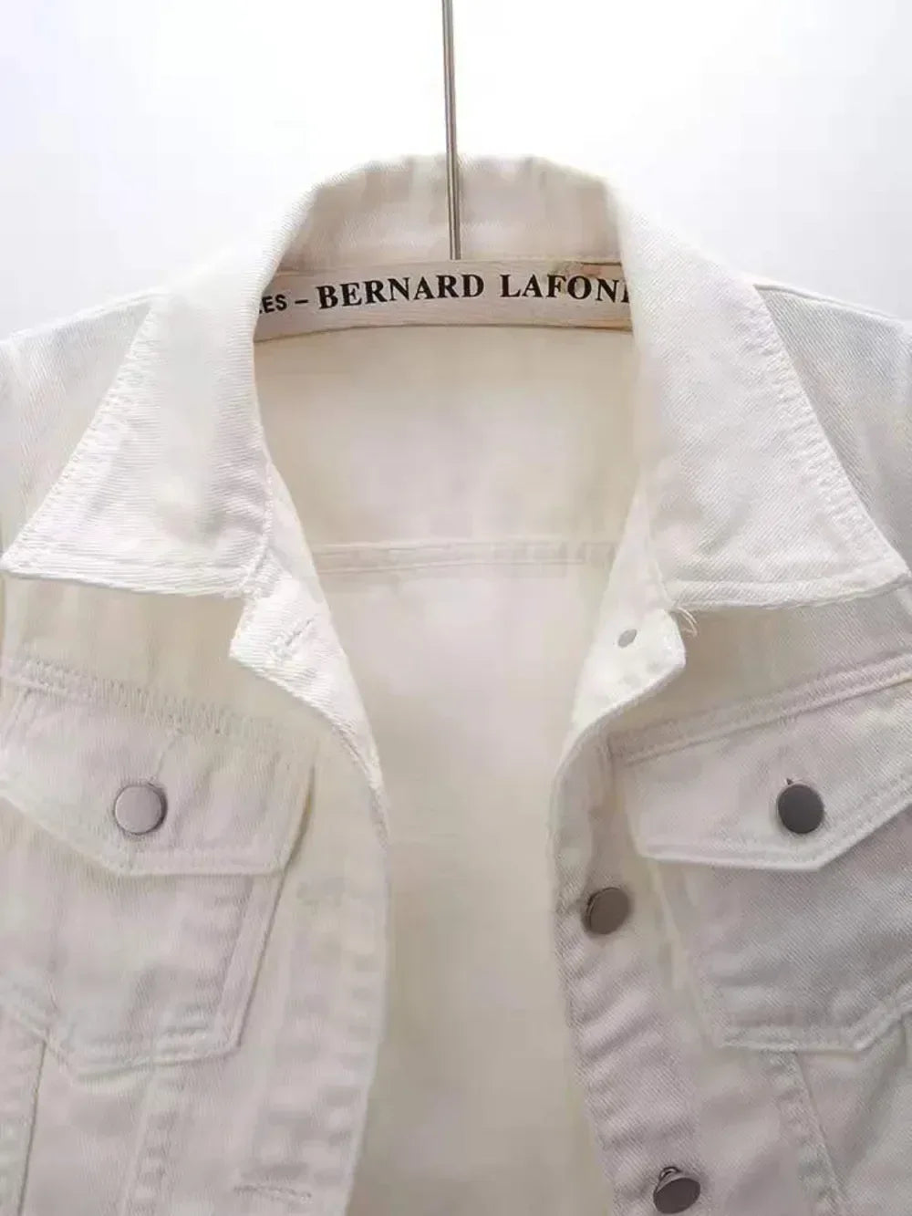 Full Size Cropped Denim Jacket Plus Size - DAVERRI FASHIONS