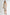 MABLE Striped Rib Knit Midi Dress LT TAUPE M Midi Dresses