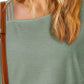 Asymmetrical Neck Half Sleeve T-Shirt - DAVERRI FASHIONS
