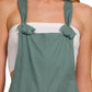 Zenana Woven Knot Strap Overalls Overalls