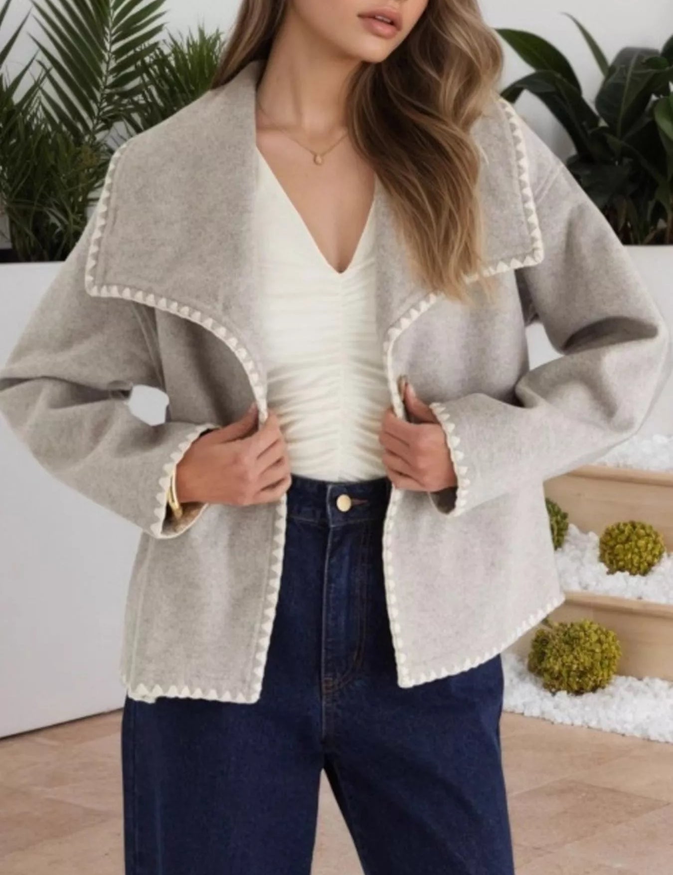 One Button Long Sleeve Cardigan | Cardigans Daverri Fashions
