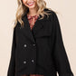 Mittoshop Double Breasted Long Sleeve Trench Coat Jacket - DAVERRI FASHIONS