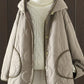 Quilted Hooded Sherpa Lined Jacket - DAVERRI FASHIONS