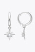 Moissanite Star Drop Earrings - DAVERRI FASHIONS