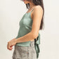 HYFVE Satin Back Tie Detail Cami