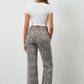 Leopard Print Wide Leg Jeans - DAVERRI FASHIONS