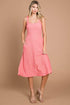 Culture Code Texture Square Neck Tank Dress with Pockets HAPPYPINK M Tank Dresses