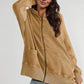 Zip-Up Long Sleeve Jacket - DAVERRI FASHIONS