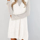 Lovelet Cable Knit V-Neck Mini Sweater Overall Dress - DAVERRI FASHIONS