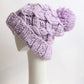 Oversized Chunky Knit Pom Beanie - DAVERRI FASHIONS