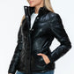 Snobbish Pocketed Zip Up Turtleneck Puffer Jacket M Jackets