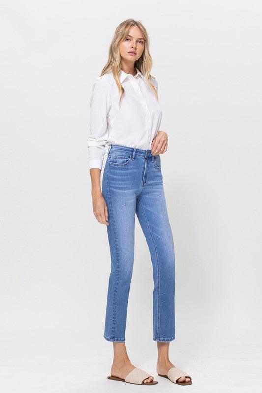 Vervet Stretch Crop Slim Straight Jeans Jeans