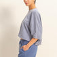 HYFVE Lightweight Round Neck Batwing Sleeve T-Shirt T-Shirts