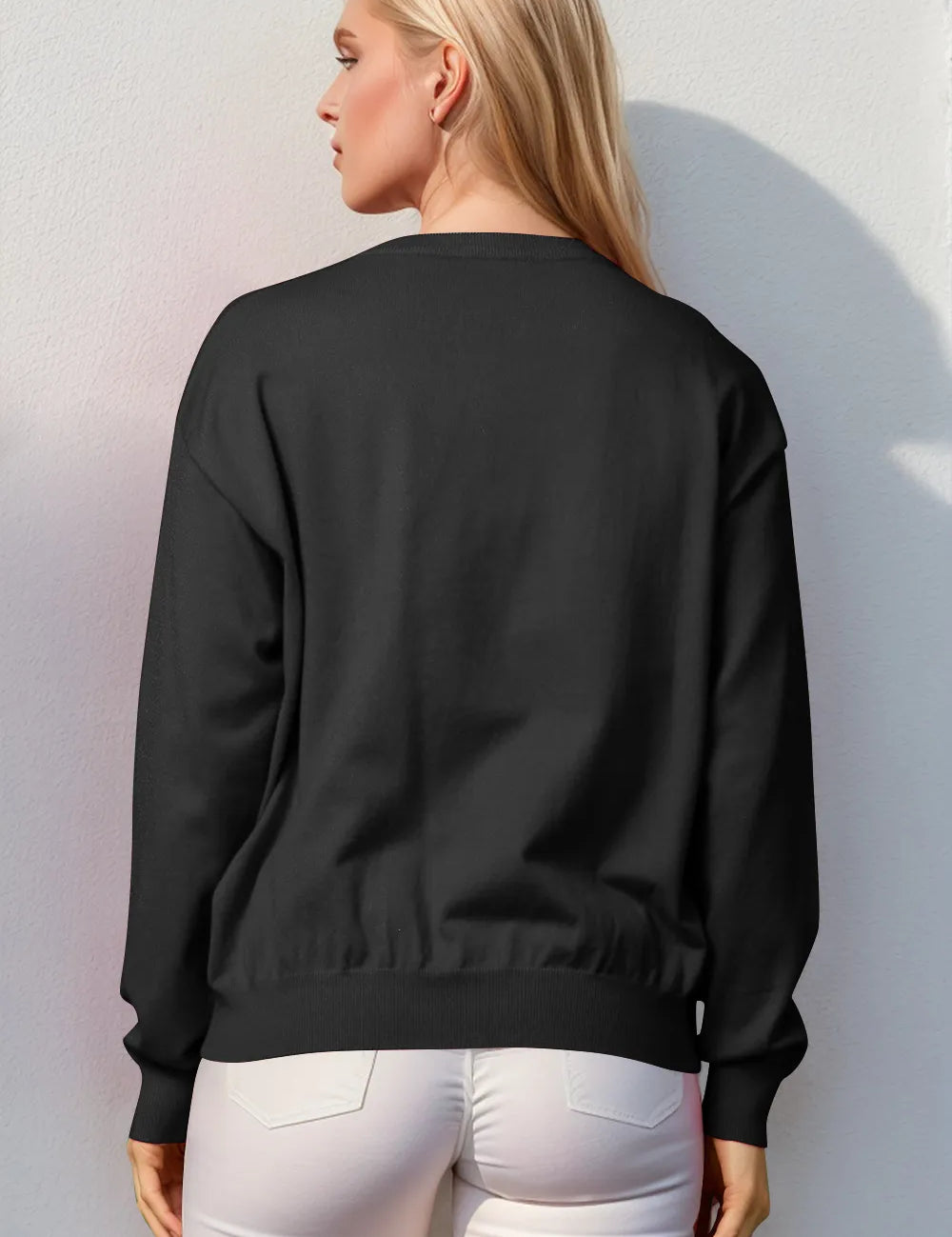 Double Take Full Size Nutcracker Sequin Long Sleeve Sweater | Sweaters Daverri Fashions