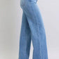 Judy Blue Full Size Wide Leg Jeans with Pockets - DAVERRI FASHIONS