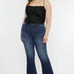 Kancan Full Size Mid Rise Slim Flare Jeans - DAVERRI FASHIONS