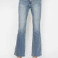 Judy Blue Full Size Tummy Control Back Embroidered Pocketed Bootcut Jeans Plus Size REG INSEAM
