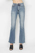 Judy Blue Full Size Tummy Control Back Embroidered Pocketed Bootcut Jeans Plus Size REG INSEAM