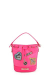 Color Patch Bucket Bag - DAVERRI FASHIONS