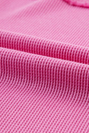 Pocketed Round Neck Three-Quarter Sleeve T-Shirt | Tops Daverri Fashions
