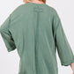 SAGE + FIG Plus Size American Flag Patch Drop Shoulder T-Shirt T-Shirts