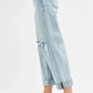 RISEN Full Size Mid Rise Fit Boyfriend Jeans with Cuff - DAVERRI FASHIONS