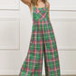 BiBi Multi Color Check Plaid Overall Overalls