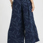 Umgee Jacquard Wide-Leg Pants - DAVERRI FASHIONS