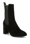 Gaven Suede High Ankle Chelsea Boots - DAVERRI FASHIONS