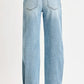 RISEN Mid Rise Wide Barrel Transferable Leg Snap Jeans - DAVERRI FASHIONS