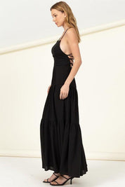 Said Yes Tiered Maxi Dress Maxi Dresses