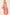 Mittoshop Coral Pink Floral Button Detail Long Sleeve Shirt Dress Mini Dresses