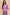 Annie Wear Chevron Stripe Round Neck Ribbed Sweater Sweaters