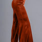 Umgee High Rise Elastic Waist Flare Pants